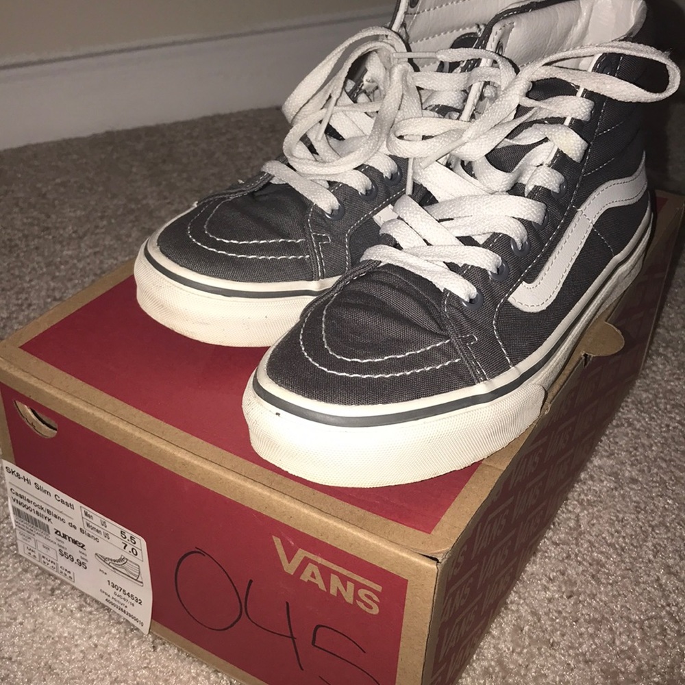 Sk8-Hi gray vans